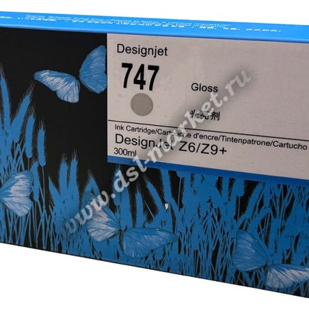 P2V87A КАРТРИДЖ HP 747 GLOSS ENHANCER 300МЛ. (СЕРВИСНЫЙ)