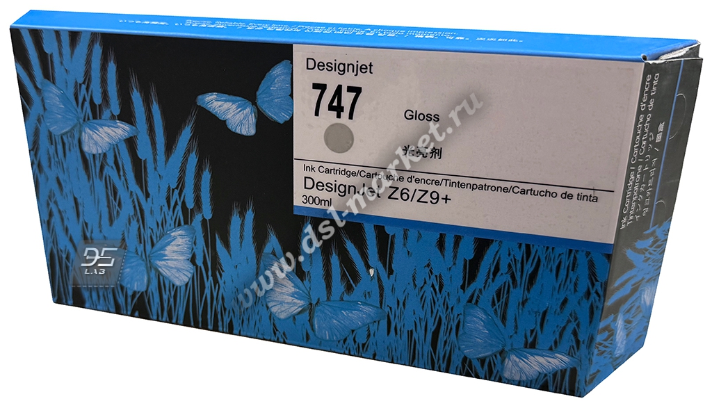 P2V87A КАРТРИДЖ HP 747 GLOSS ENHANCER 300МЛ. (СЕРВИСНЫЙ)