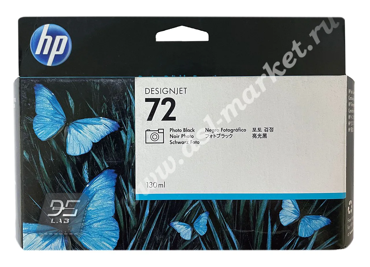 C9370A картридж hp 72 фото черный