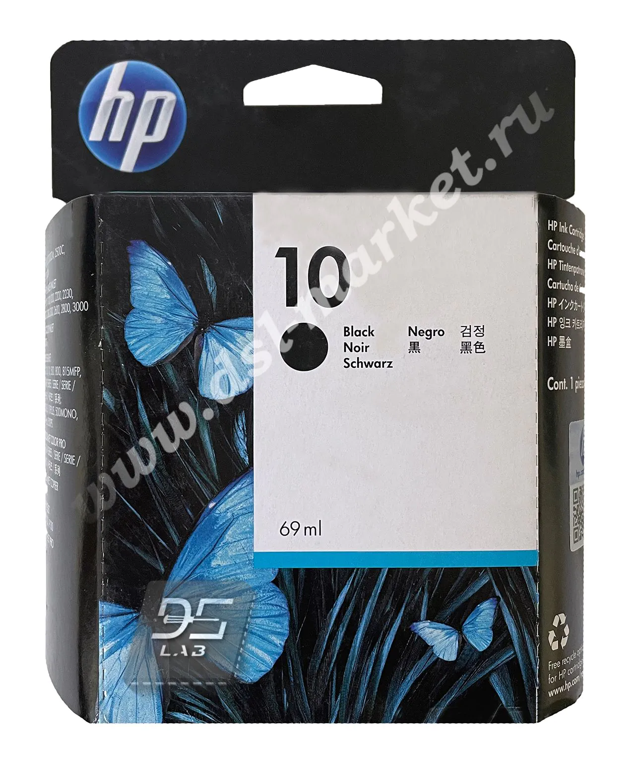 C4844A картридж hp 10 черный