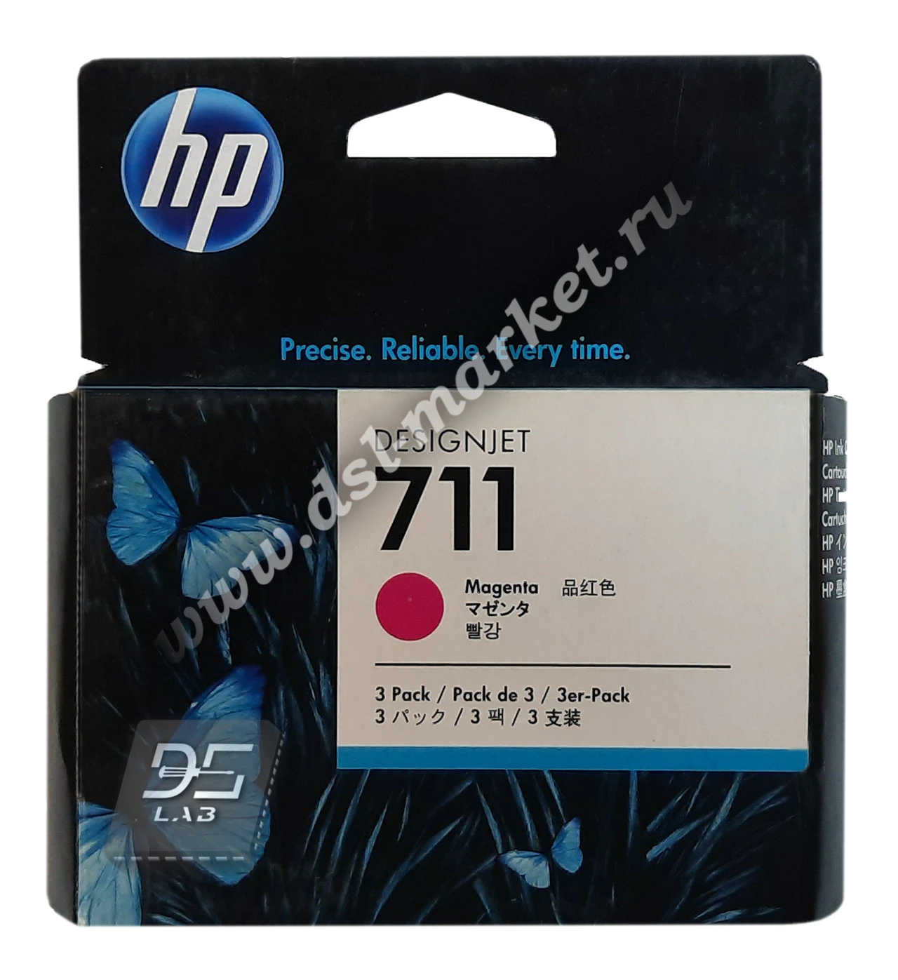 CZ135A картридж hp 711 пурпурный 3 в 1