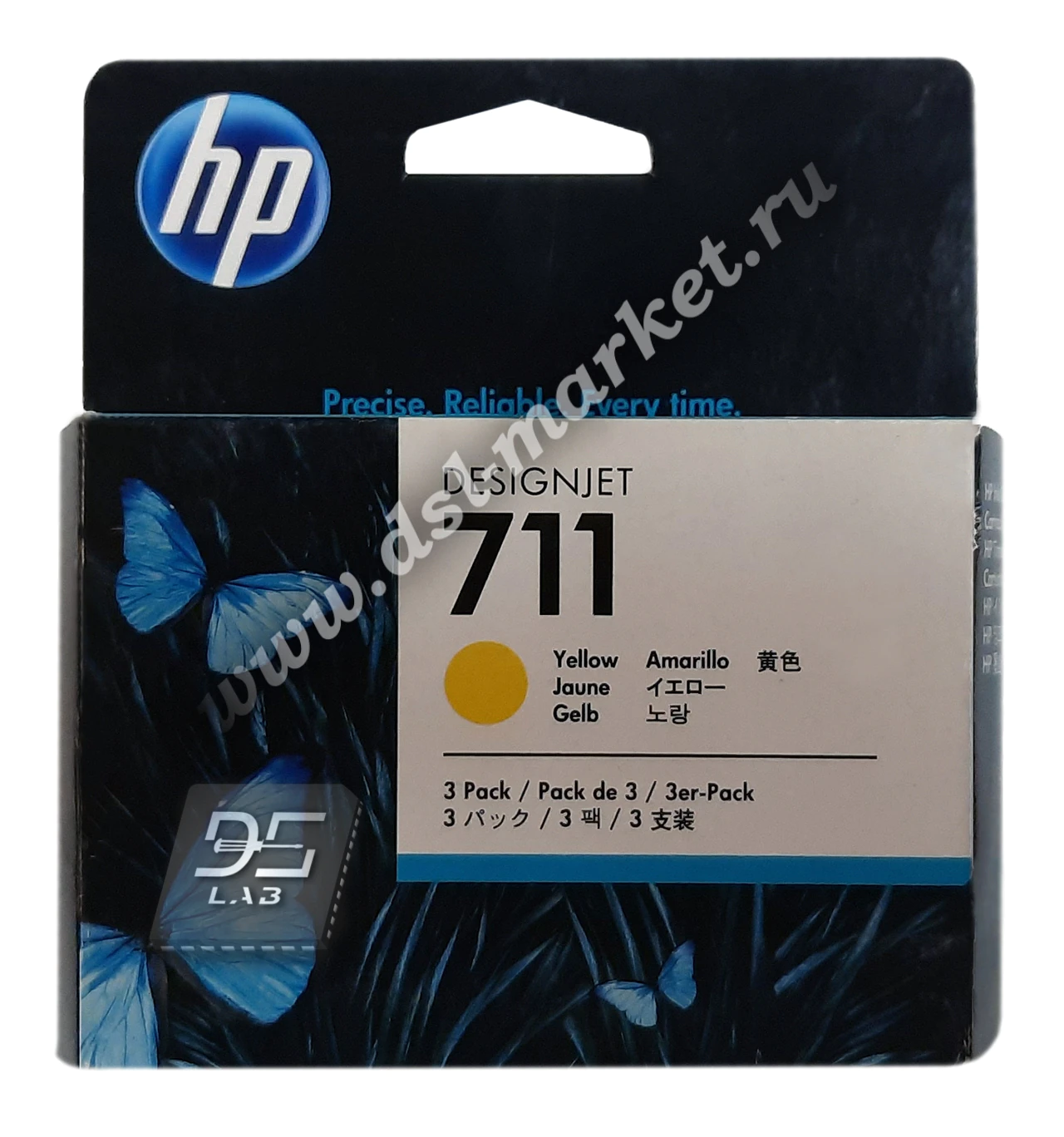 CZ136A картридж hp 711 желтый 3в1