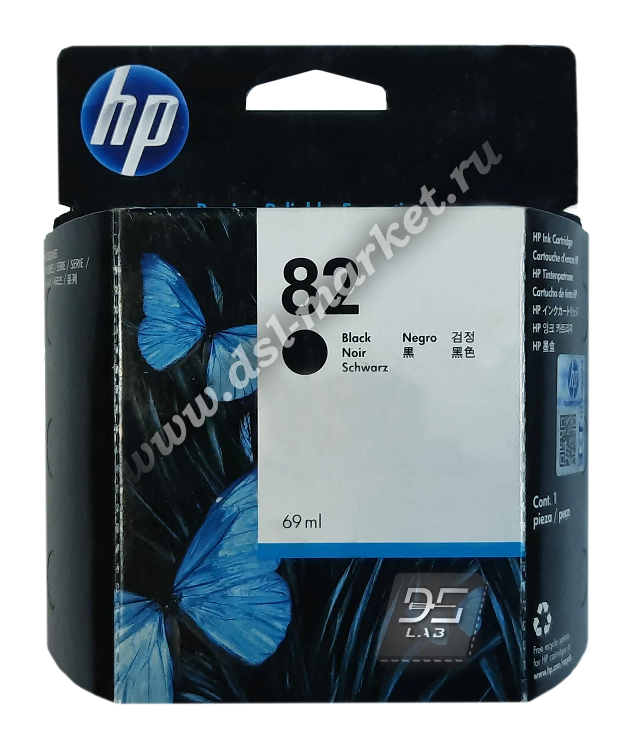CH565A картридж hp 82 черный