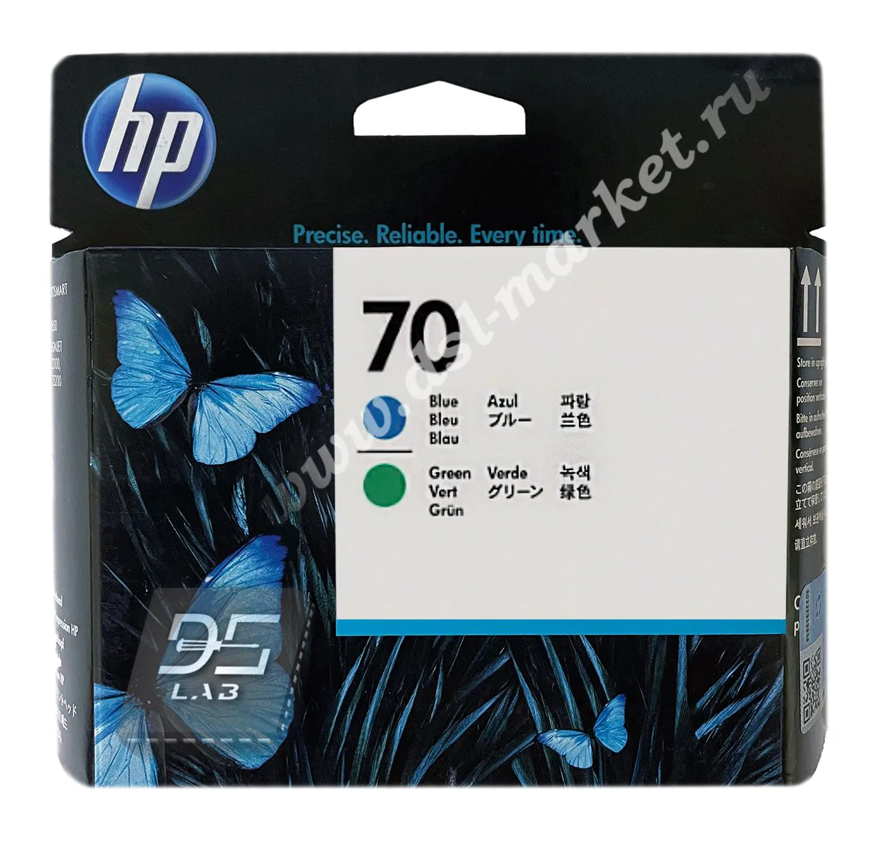 C9408A печатающая головка hp 70 сине зеленая