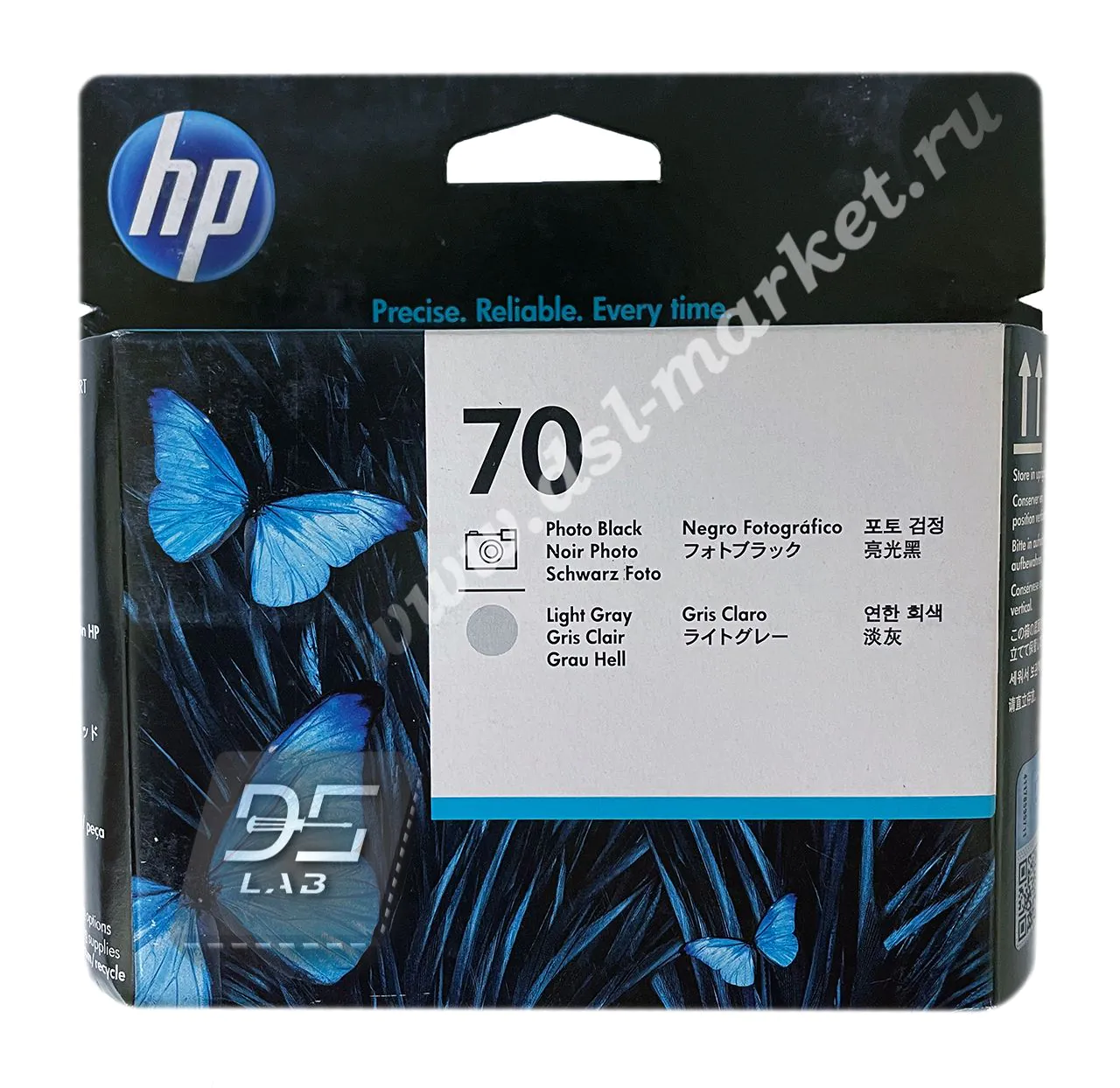 C9407A печатающая головка hp 70 фото черная - светло серая