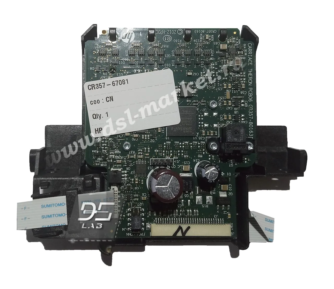 CR357-67081 плата каретки со шлейфом hp t920 - t3500