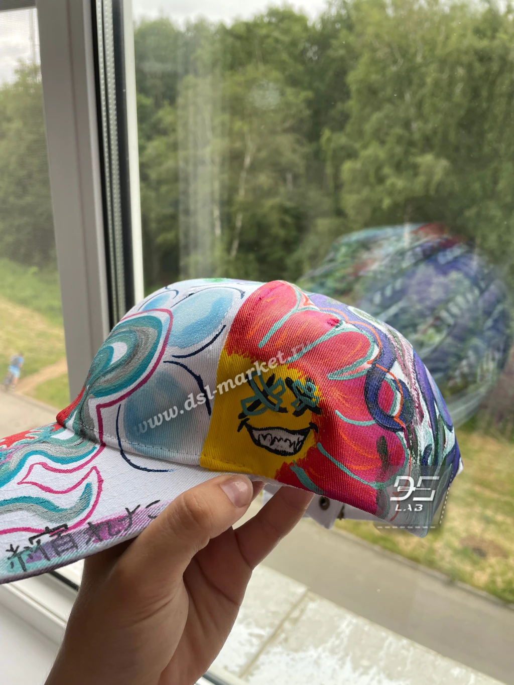 оригинальная ручная окраска кепка Осьминог