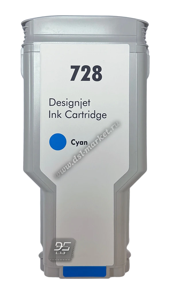 F9K17A Картридж HP 728 Cyan 300мл. (Сервисный) — изображение 2