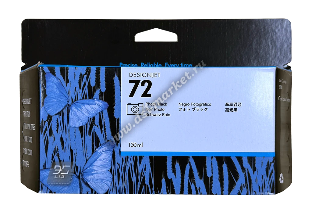 kartridj hp 72 photo black 130ml servisniy 3 картридж HP 72 фото черный