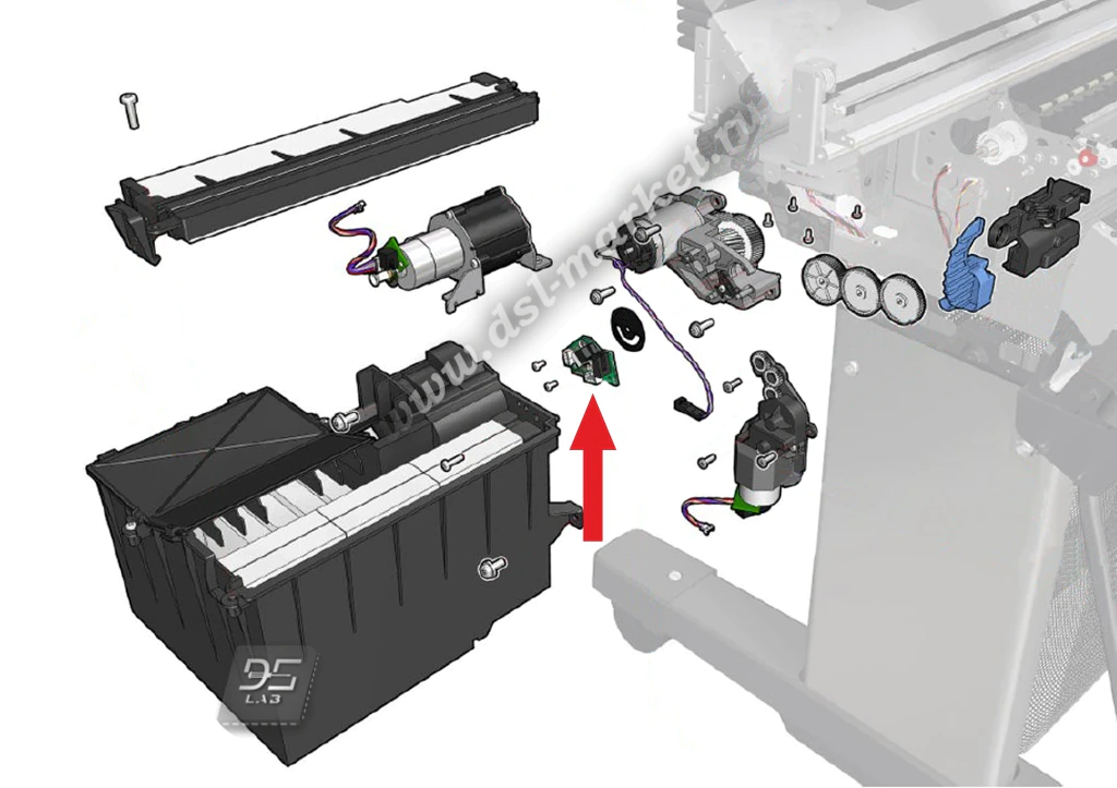 CR647-67023 Датчик энкодера HP DesignJet T1700, T1708, Z6, Z9+